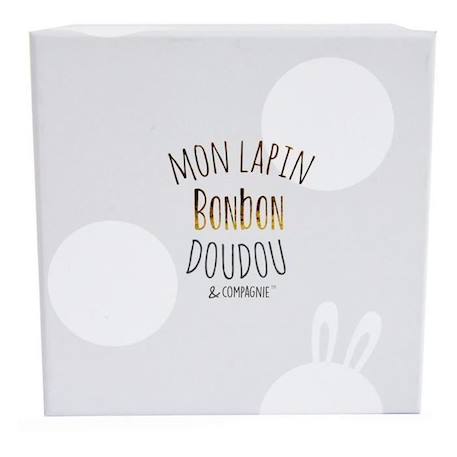 DOUDOU ET COMPAGNIE Lapin - Coffret chaussons avec hochet Taupe 0-6 mois BLANC 3 - vertbaudet enfant 