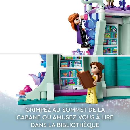 LEGO® Disney 43215 La Cabane Enchantée dans l’Arbre, avec 13 Mini-Poupées dont Princesse Jasmine et Elsa BLEU 5 - vertbaudet enfant 