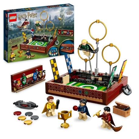 LEGO® Harry Potter 76416 La Malle de Quidditch, Jouet 1 ou 2 Joueurs, avec 3 Jeux de Quidditch ROUGE 1 - vertbaudet enfant 