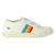 Basket Gola Enfant - GOLA - Coaster Rainbow Velcro - Off white multi - Scratch - Textile - Mixte BLANC 2 - vertbaudet enfant 