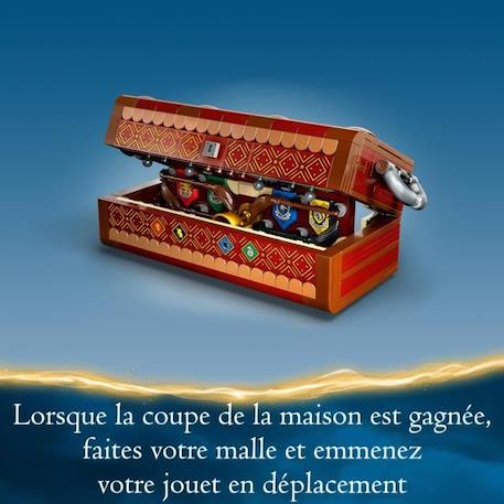 LEGO® Harry Potter 76416 La Malle de Quidditch, Jouet 1 ou 2 Joueurs, avec 3 Jeux de Quidditch ROUGE 4 - vertbaudet enfant 