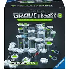 Jouet-Jeux de plein air-GraviTrax PRO - Ravensburger - Starter Set Vertical - Circuits de billes créatifs - 153 pièces - dès 8 ans
