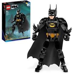 Jouet-Jeux d'imagination-LEGO® DC 76259 La Figurine de Batman, Jouet de Super-héros avec Cape, Basé sur le film Batman 1989