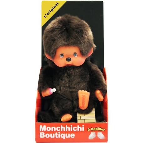 MONCCHICHI - peluche l'Original - 20 cm - 84637 MARRON 3 - vertbaudet enfant 