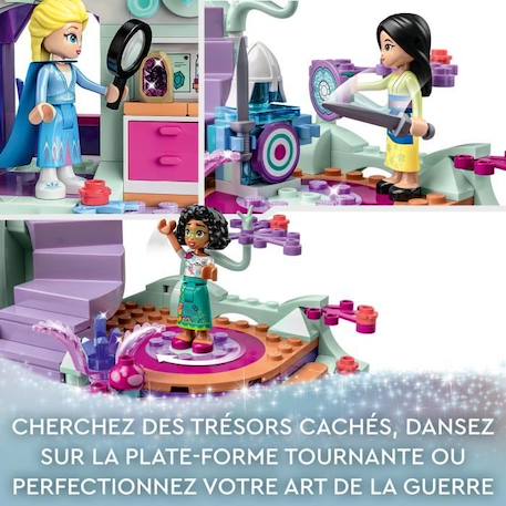 LEGO® Disney 43215 La Cabane Enchantée dans l’Arbre, avec 13 Mini-Poupées dont Princesse Jasmine et Elsa BLEU 4 - vertbaudet enfant 