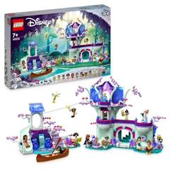 Jouet-Jeux d'imagination-LEGO® Disney 43215 La Cabane Enchantée dans l’Arbre, avec 13 Mini-Poupées dont Princesse Jasmine et Elsa