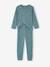 Lot de 2 pyjamas garçon ours maille côtelée vert émeraude 2 - vertbaudet enfant 