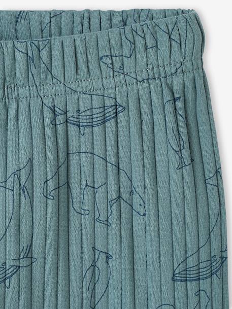 Lot de 2 pyjamas garçon ours maille côtelée vert émeraude 7 - vertbaudet enfant 