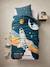 Parure housse de couette enfant et taie d'oreiller avec coton recyclé SPACE ADVENTURE multicolore 3 - vertbaudet enfant 