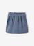 Jupe fille velours style paperbag beige doré+bleu grisé+olive+prune 6 - vertbaudet enfant 