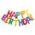 Ballon Mylar Happy Birthday multicouleur NOIR 1 - vertbaudet enfant 