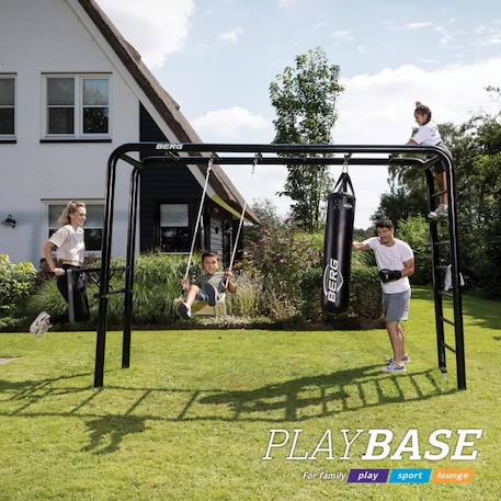 Accessoire Siège de balançoire en bois pour aire de jeux PlayBase BERG BLANC 2 - vertbaudet enfant 