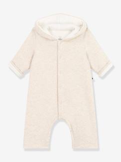 -Combinaison longue ouatinée à capuche en coton bébé PETIT BATEAU