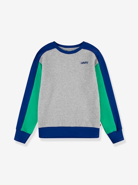 Sweat logo colorblock Levi's® gris chiné 1 - vertbaudet enfant 