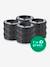 Lot de 12 recharges pour poubelles à couches Tec et Twist & Click Sangenic en plastique recyclé gris 1 - vertbaudet enfant 