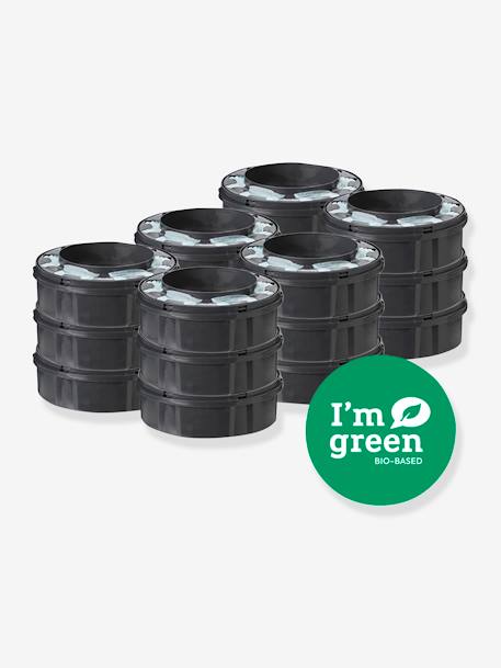 Lot de 18 recharges pour poubelles à couches Tec et Twist & Click Sangenic gris 1 - vertbaudet enfant 