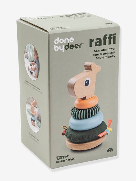 Tour à empiler Raffi - multicolore 4 - vertbaudet enfant 