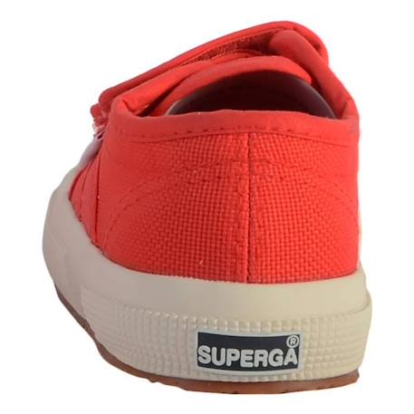 Basket enfant SUPERGA - Cotjstrap Classic - Rouge - Scratch ROUGE 3 - vertbaudet enfant 