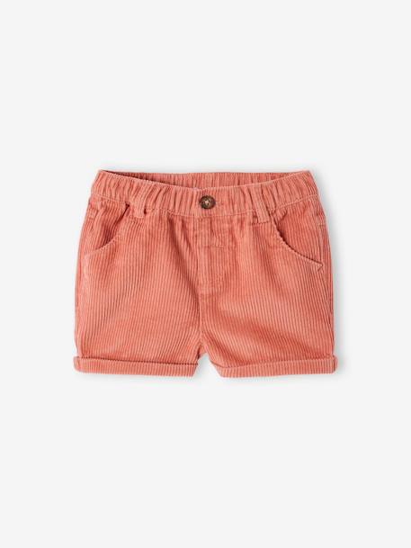 Ensemble 4 pièces bébé : T-shirt + short + pull + collant vieux rose 6 - vertbaudet enfant 