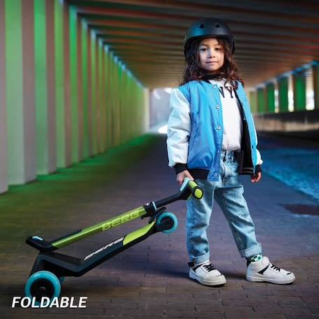 BERG - Nexo trottinette lumières pont LED bleu BLEU 4 - vertbaudet enfant 