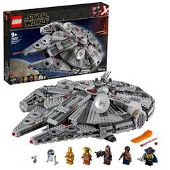 Jouet-LEGO® Star Wars 75257 Faucon Millenium, Maquette à Construire avec Figurines
