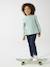 Jean fille tregging Basics bleu jean+stone 5 - vertbaudet enfant 