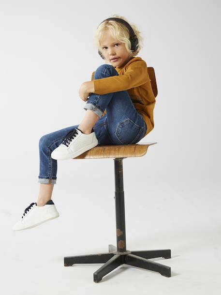 Jean garçon slim stone 5 - vertbaudet enfant 