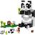 LEGO Minecraft 21245 Le Refuge Panda, Jouet de Maison, avec Figurines Animaux et Squelette NOIR 2 - vertbaudet enfant 