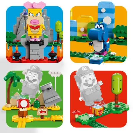 LEGO® Super Mario 71418 Set La boîte à Outils Créative, Jouet Enfants 6 Ans, avec Figurines BLANC 5 - vertbaudet enfant 