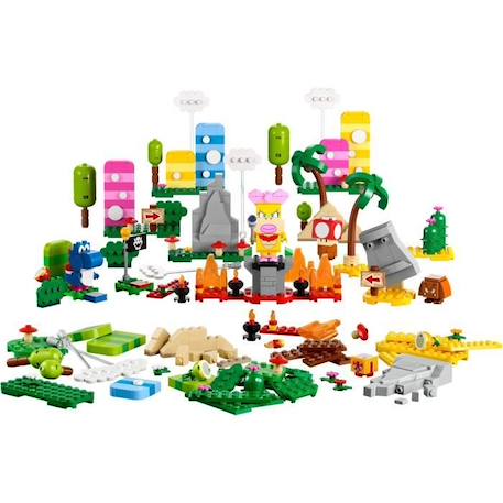 LEGO® Super Mario 71418 Set La boîte à Outils Créative, Jouet Enfants 6 Ans, avec Figurines BLANC 2 - vertbaudet enfant 