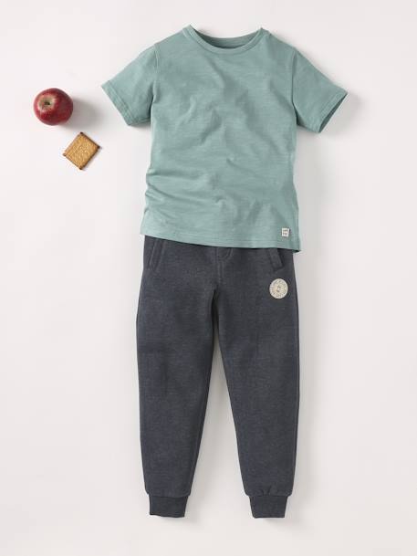 T-shirt garçon personnalisable manches courtes aubergine+blanc+BLEU+jaune pâle+mangue+sauge 39 - vertbaudet enfant 