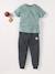 T-shirt garçon personnalisable manches courtes aubergine+blanc+BLEU+jaune pâle+mangue+sauge 39 - vertbaudet enfant 