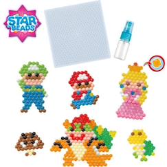 Jouet-Activités artistiques et musicales-Loisirs créatifs-Le kit Super Mario - AQUABEADS - Perles qui collent avec de l'eau