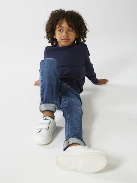 Jean garçon slim stone 9 - vertbaudet enfant 