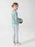Jean fille tregging Basics bleu jean+double stone+stone 10 - vertbaudet enfant 