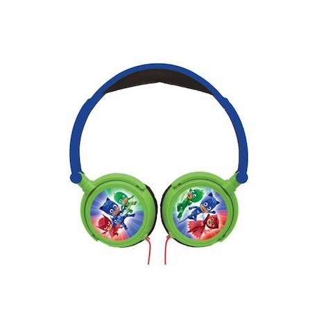 Casque stéréo enfant LEXIBOOK - PJMASK - pliable et ajustable - Limitation de volume d'écoute BLEU 3 - vertbaudet enfant 