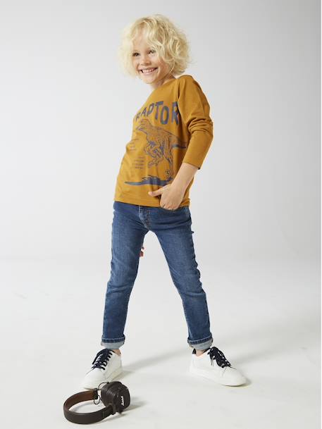 Jean garçon slim stone 4 - vertbaudet enfant 