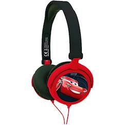 Casque stéréo enfant LEXIBOOK - CARS - pliable et ajustable - Rouge - A partir de 5 ans  - vertbaudet enfant