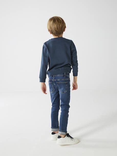Jean garçon slim stone 15 - vertbaudet enfant 
