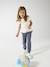 T-shirt de sport Basics fille rayures irisées placées anthracite+écru 9 - vertbaudet enfant 