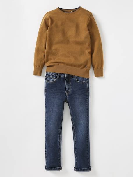Jean garçon slim stone 16 - vertbaudet enfant 
