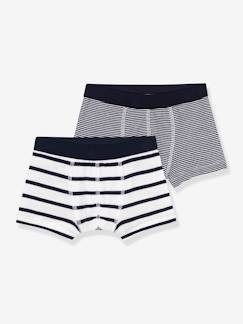 -Lot de 2 boxers rayés
