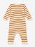 Combinaison rayée en tricot bébé PETIT BATEAU beige 2 - vertbaudet enfant 