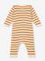 Combinaison rayée en tricot bébé beige 2 - vertbaudet enfant 