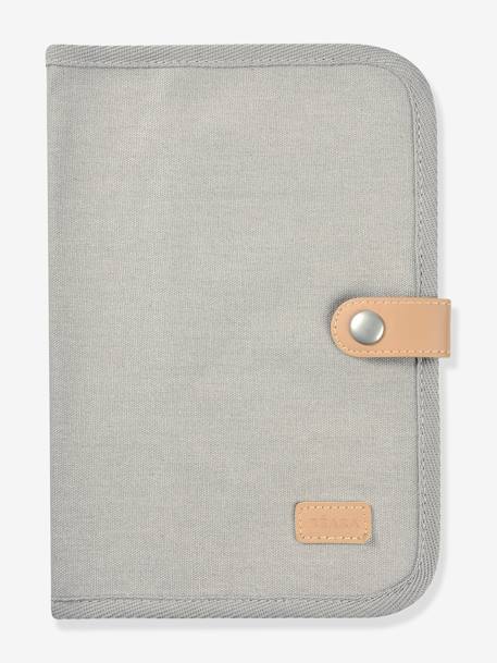 Protège-carnet de santé gris perle+rose poudré 3 - vertbaudet enfant 