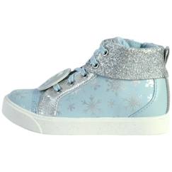 -Basket Montante Cuir Clarks Enfant City Ice - Fille - À lacets/Zip - K bleu clair