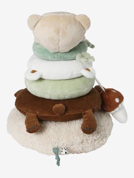 Tour à empiler en tissu GREEN FOREST marron 5 - vertbaudet enfant 