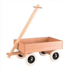 Jouet-Premier âge-Premières manipulations-Chariot à tirer Egmont Toys - Bois de hêtre local - Multicolore - Pour enfant de 6 ans et plus
