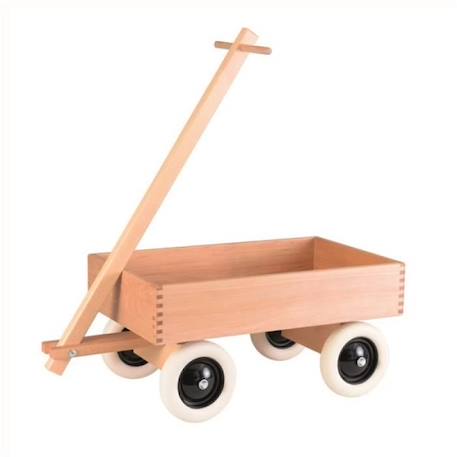 Chariot à tirer Egmont Toys - Bois de hêtre local - Multicolore - Pour enfant de 6 ans et plus BLANC 1 - vertbaudet enfant 