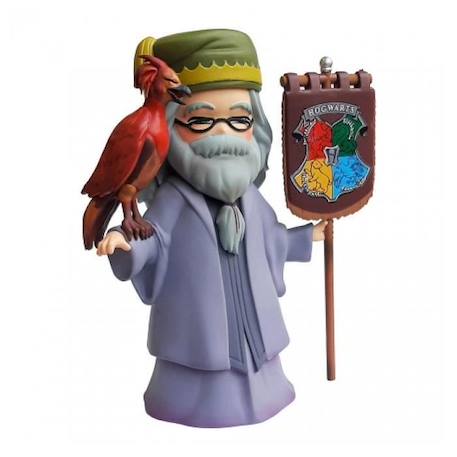 Figurines Albus Dumbledore et Fumseck - Plastoy - Harry Potter - PVC haute qualité - Multicolore - Intérieur VERT 1 - vertbaudet enfant 